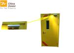 45mm Yellow Color Single Leaf FD60 Steel Fire Door With Glass Window Size 48'