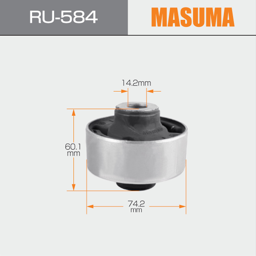 RU-584 MASUMA Auto Car Bearing Steel Mountings Suspension Bushing for HONDA ACCORD CL7