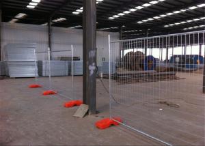 Quality Temporary Chain Link Fence Panels , Galvanized Construction Fencing OD 32 Pipes wholesale