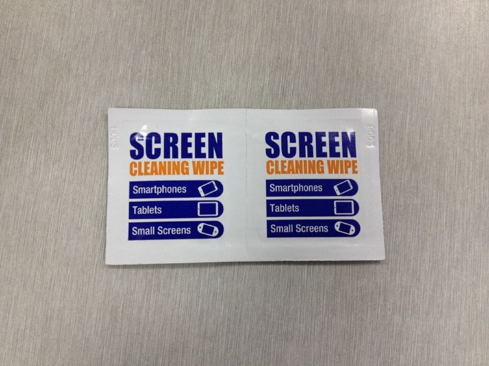 Disposable single packed customized camera lens cleaning wipes