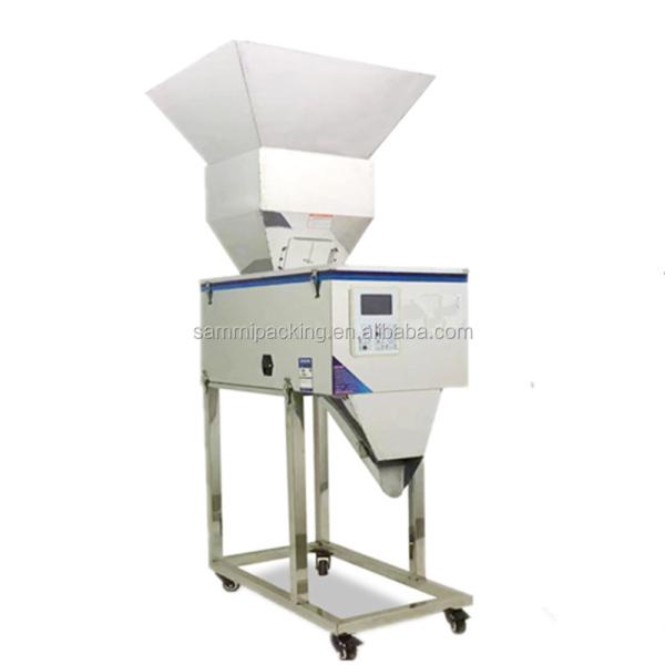 Vibration Tea Weighing Machine , Semi Auto Powder Filling Machine For Tea Bag