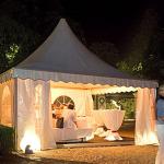 Arabian Water Proof PVC Pagoda Tent 4x4m Canvas Garden Gazebo