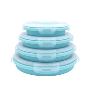 Quality OEM ODM Supported Collapsible Silicone Food Storage Containers wholesale