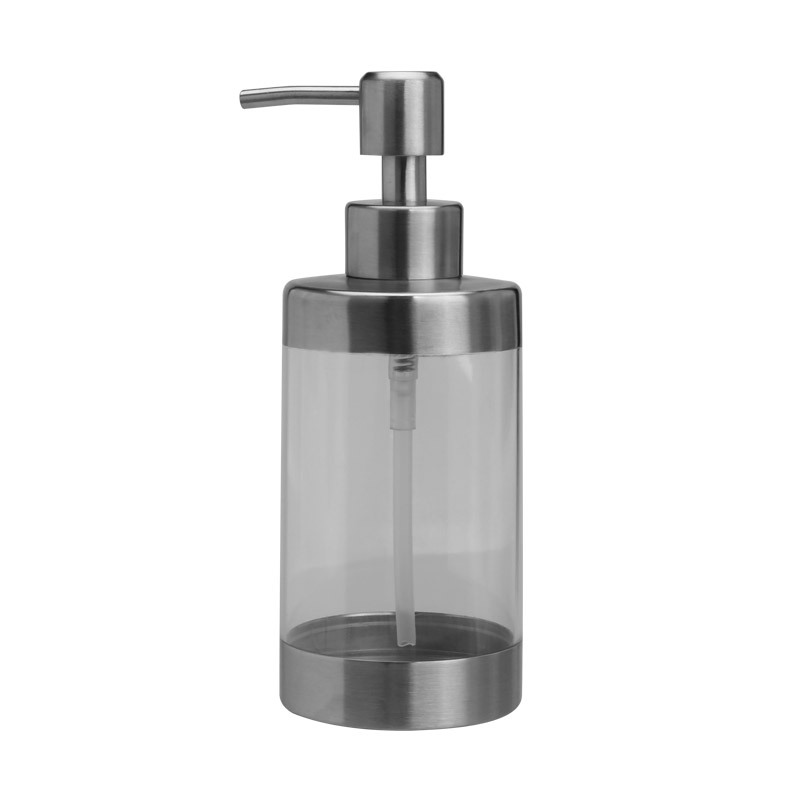 350ml stainless steel and glass liquid soap dispensers Kitchen Sink and Bathroom Soap Dispenser