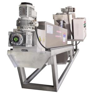Quality Sludge Screw Dehydrator Machine , Sewage Treatment Machine Easy Cleaning wholesale