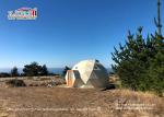 6m Luxury Geodesic Dome Glamping Tent For Farm Hotel