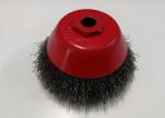 Flexible Crimped Wire Wheel Cup Brush 125MM Outer Diameter 22.2mm Arbor Hole