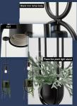 Nordic Iron Pendant Light Home Deco Living Room Dining Room Industrial plant