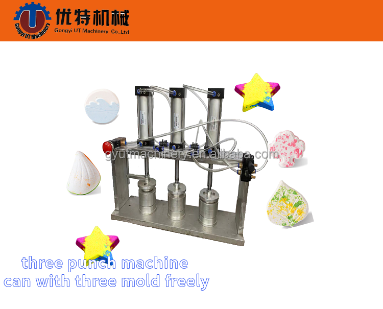 Customized Shape Bubble Fizzy Bath Bombs Making Machine Home Shampoo Bar Soap Presser