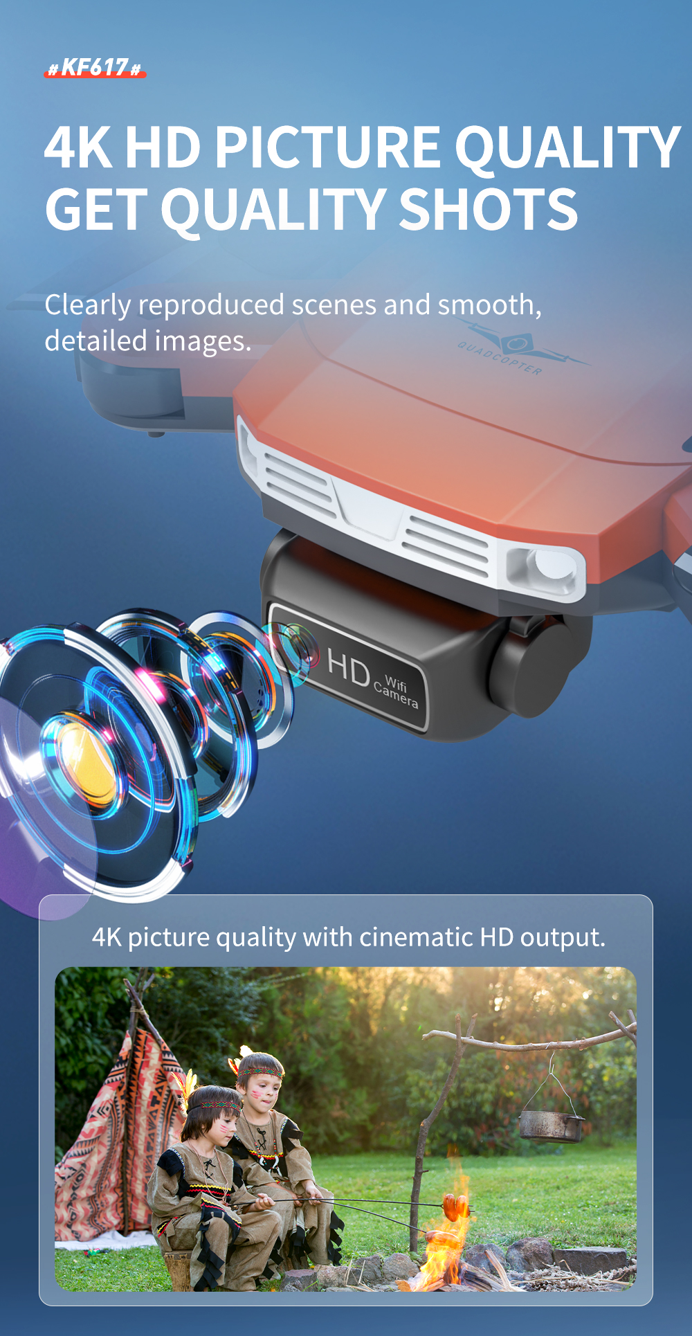 4K Dual Camera Mini Rc Drone WIFI FPV 2.4ghz Foldable Outdoor Rc Helicopter