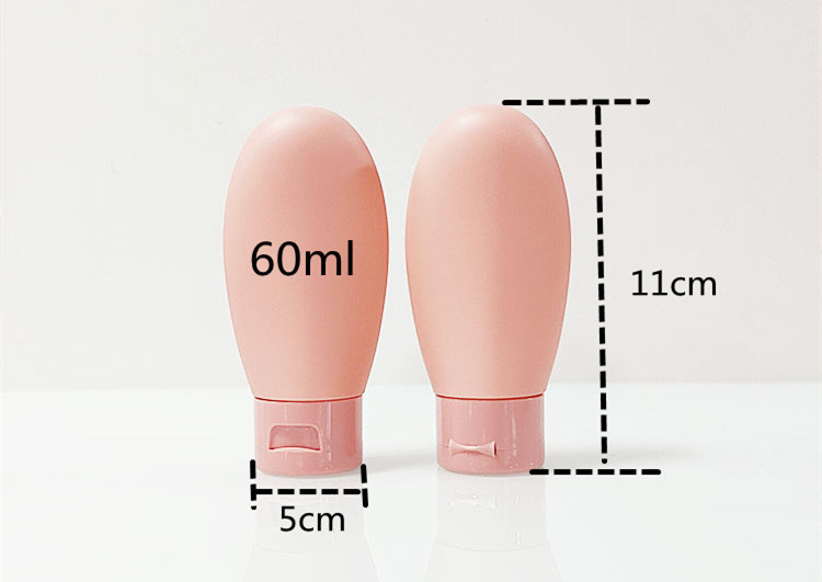 Pink Grey Blue 60ml Plastic Cosmetic Tube For Hand Cream Smooth Body