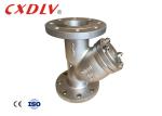 Carbon Steel Flanged Ends Y Strainer Valve With Mesh 80 PN16 RF