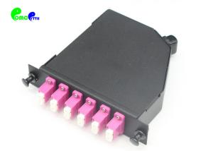 Quality MPO / MTP Fiber Optic Cassette 1MPO - 12 LC OM4 Type High Performance wholesale