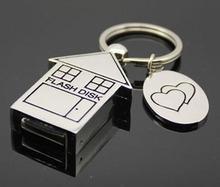 Quality Kongst metal house USB flash drives pen USB/ house key drive wholesale