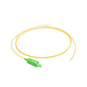Quality 0.9mm Simplex Fiber Optic Pigtails FC/APC Or MTRJ Connectors/LSZH/Yellow wholesale