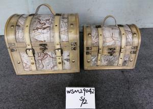 Quality 100 Eco Friendly L34x25 Leather Steamer Trunk For Storing wholesale