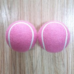 Quality cheap promotion tennis ball with custom logo printed wholesale
