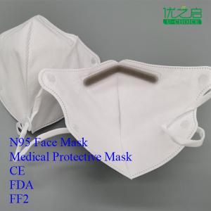 Quality Moisture Proof Disposable Face Mask , White 3 Ply Medical Respirator Mask wholesale