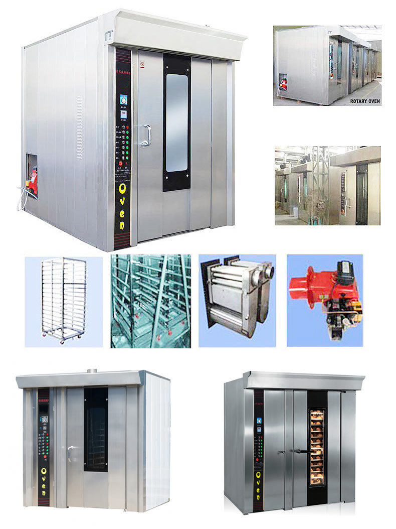 32 Tray Grill Food Grade Roast Duck Oven 40kg/H Hot Air Circulation