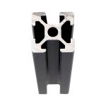 Square 6000 Series ISO9001 Black 20x20 Aluminium Profile