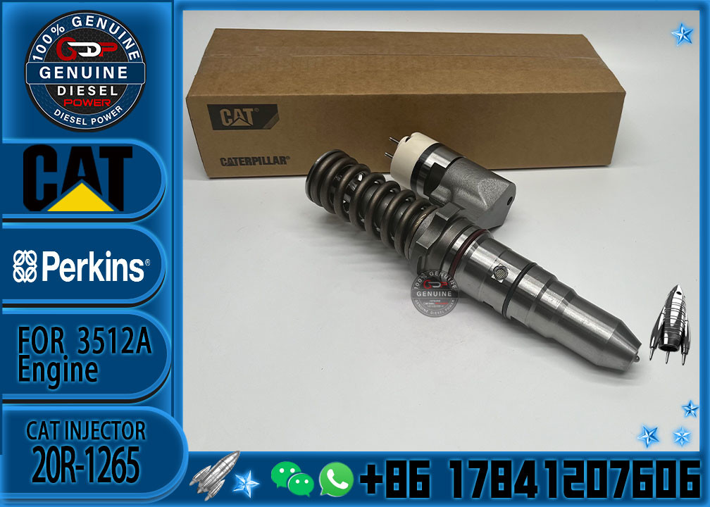Diesel Engine Fuel Injector 392-0201 392-0206 20R-1265 for 3512B 3516B Construction Machinery Engine Parts Common Rail I