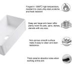 30 Inch Farmhouse Kitchen Sink And Cabinet For Bathroom Reversible Single Basin