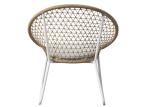 All Weather Use Aluminum Woven Rope Outdoor Table Chairs