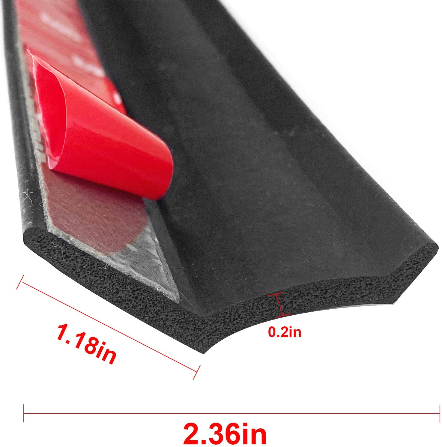 Moulding Made Easy with 0.5mm-10mm Thickness Universal Garage Door Threshold Seals