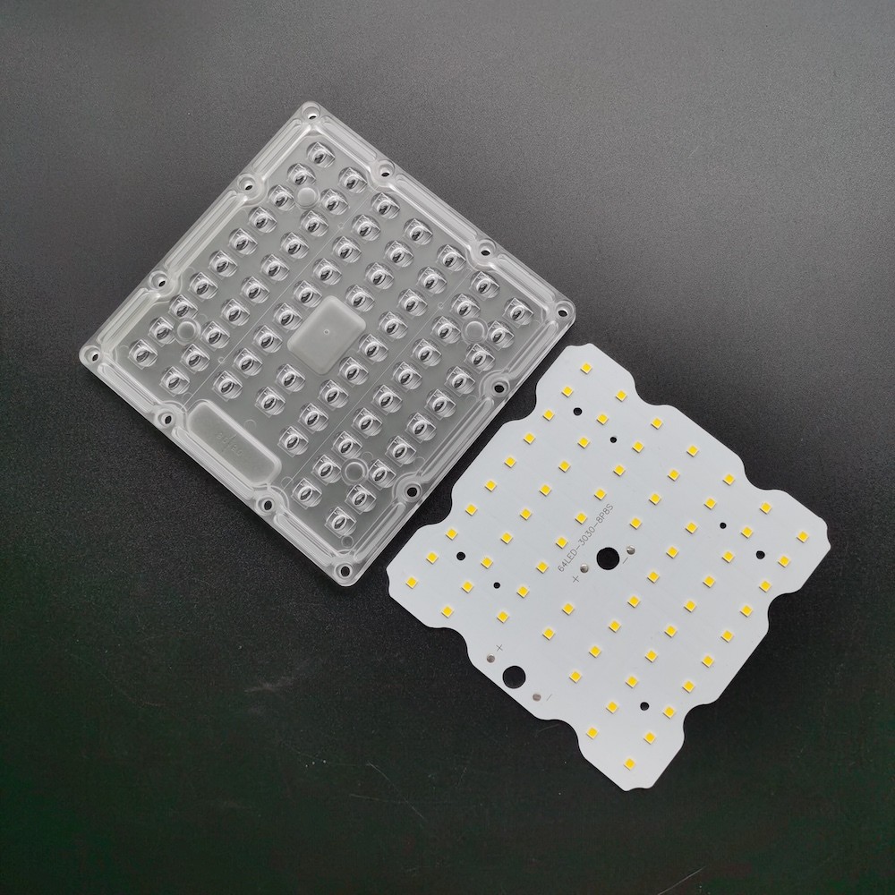 150lm/w 50w SMD3030 Square LED Module Led Street Light Lens For Led Street Light
