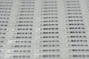 Quality DR AM EAS RF Label For Anti Theft , Low Density Polyester Polyethylene 0.12mm wholesale