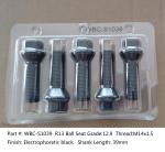 Black Wheel Bolts Grade 10.9/12.9 Extended Lug Bolts For VW AUDI MERCEDES and