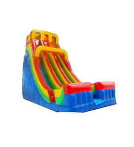 Quality Outdoor Large Inflatable Double Lane Slip And Slide For Rentals wholesale