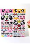 Diy Cartoon Puffy Stickers Kawaii 3d Stickers Pack For Decoration Custom