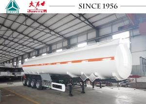 Quality 13T Q345B Carbon Steel Fuel Tanker Trailer With Spring Suspension wholesale
