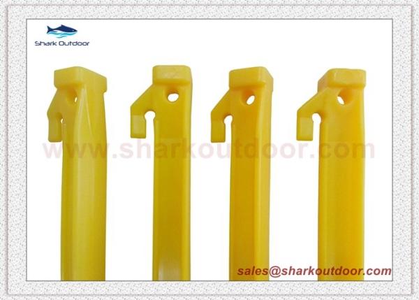 Campground Environment-friendly Plastic gazebos peg with good price