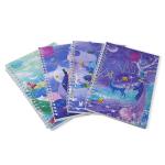 2021 Cute 3D Cartoon Design Hard Cover Diary Notebook for Student LOGO