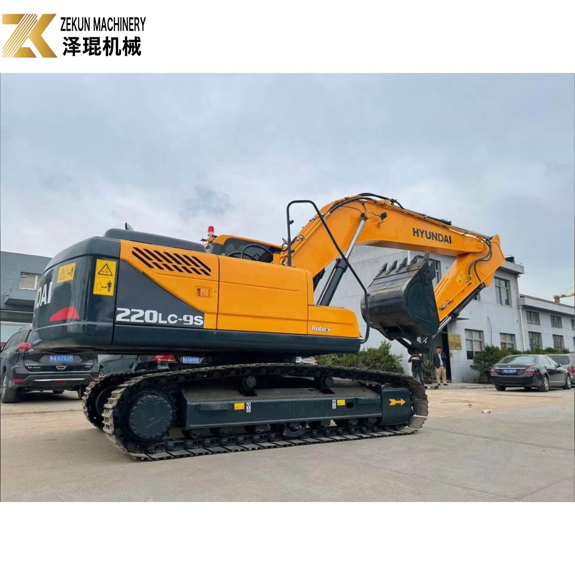 22T Used Hyundai 220LC Excavator 220LC-9 220LC-9S 0.92m3 Bucket