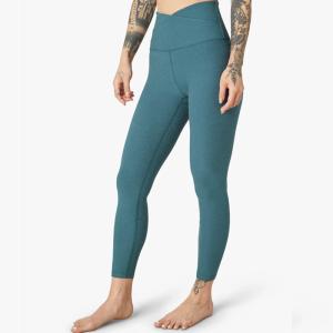 Quality Curve Flattering High Waisted Workout Leggings Tights Overlapping wholesale