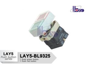 Quality Red And Green Push Button Switch 400V 50hz Lamp Beads LAY5（XB2）-BL9325 wholesale