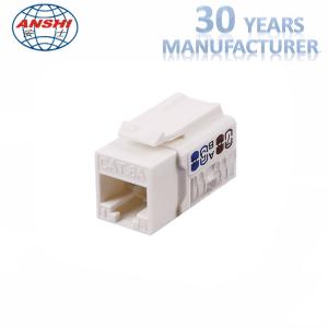 Quality CAT6 CAT6A 90 Degree UTP RJ45 Keystone Jack For Network wholesale