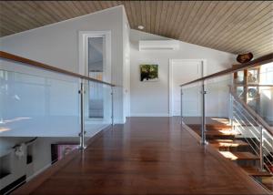 Quality Customized Height Stainless Steel Glass Railing Post Balustrade Easy Installation wholesale