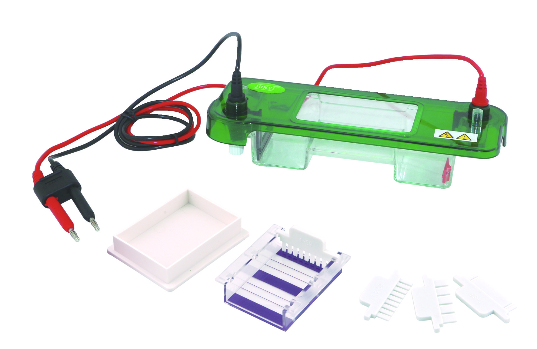 Small Size Agarose Gel Electrophoresis Equipment ~150ml Buffer Volume Jy-spat