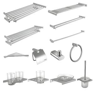 Quality Rustproof Modern Stainless Steel Bathroom Fittings Wall Mounted ODM wholesale