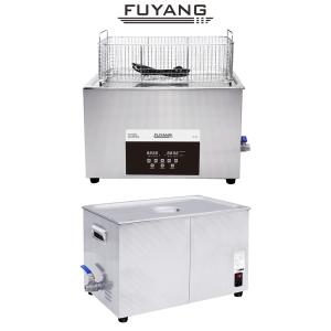 Quality 22L 480W Customized Benchtop Ultrasonic Cleaner 600 Watt For Stamping Oil / Finstock / Wax wholesale