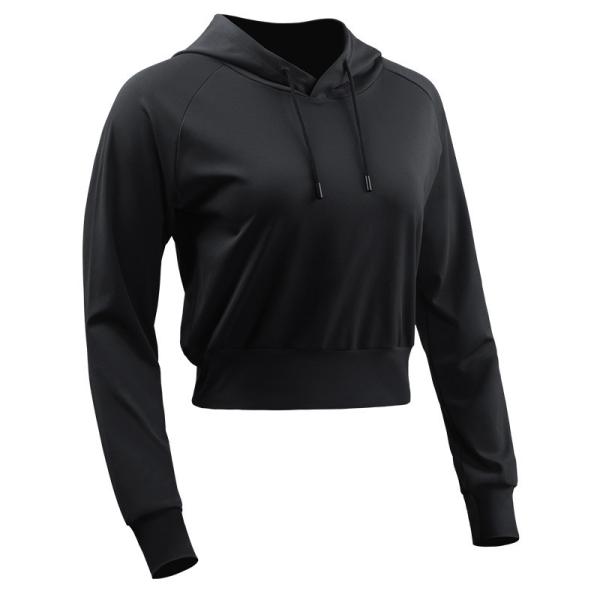 Oem Factory Manufacturer Custom Logo Zipper Crop Top with High Waist Breathable