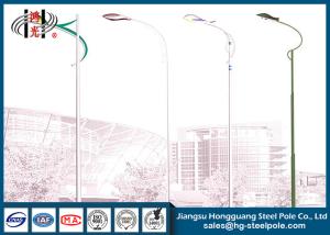Quality Street Lighting Project Outdoor Street Lamp Post Single Arm Q235 , Q345 wholesale