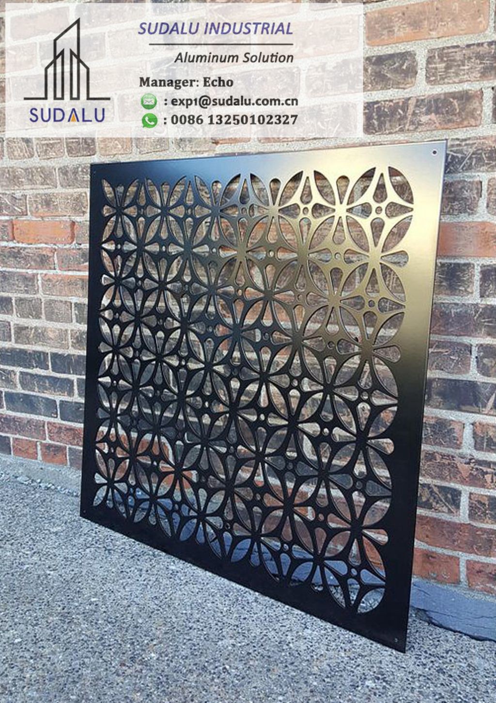 Powder Coated Aluminum Perforated Partition Paneling Screen decor