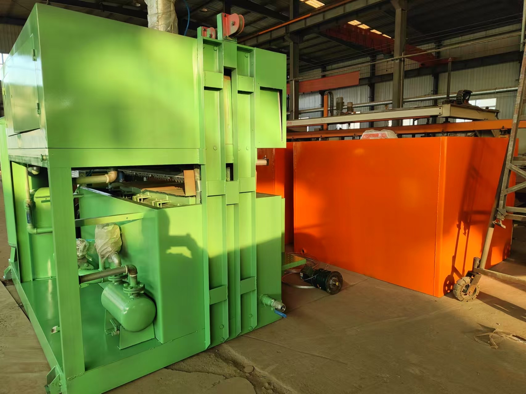 High Performance Recycled Pulp Molding Machine For Fruit / Egg Packing Trays