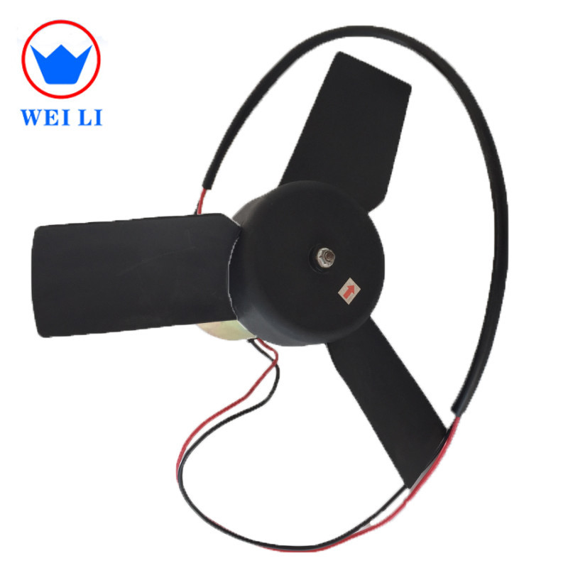 Sutrak Bus Air Conditioner Condenser Fan Motors Replacement 3 Blades Cooling Fan