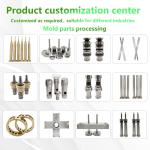 Surface Coated Round Core Insert Mold Parts for Flipable Bottle Cap Plastic